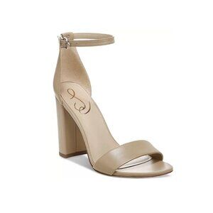 Sam Edelman Yaro Block Heel Sandal - Nude Size 8